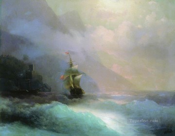 seascape 1870 1 Romantic Ivan Aivazovsky Russian Oil Paintings